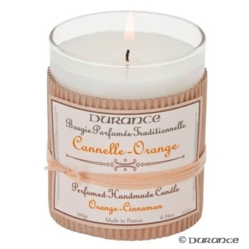 Bougie parfumée Cannelle Orange Durance L'Esprit des Senteurs